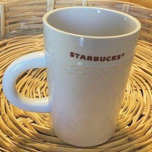 Starbucks 2010 Holiday Stoneware Coffee Mug 10oz